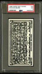 Chicago Bears Football Cards 1968 Topps Test Teams Prices