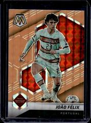 Joao Felix [Orange Fluorescent] Soccer Cards 2021 Panini Mosaic Road to FIFA World Cup Prices