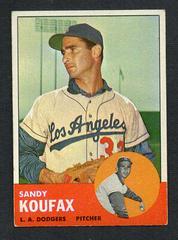 Sandy Koufax Baseball Cards 1963 Topps Prices