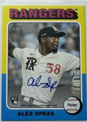 Alex Speas #ROA-ASP Baseball Cards 2024 Topps Heritage Real One Autograph Prices