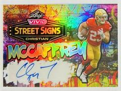 Christian McCaffrey #SS-CM1 Football Cards 2023 Leaf Vivid Autographs Street Signs Prices