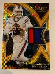 Josh Allen [Gold] #SS-1 Football Cards 2022 Panini Select Swatches Prizm Prices