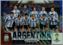 Argentina [Blue & Red Wave Prizm] #2 Soccer Cards 2014 Panini Prizm World Cup Team Photos Prices