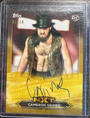Cameron Grimes [Gold] #A-CG Wrestling Cards 2020 Topps WWE NXT Roster Autographs Prices