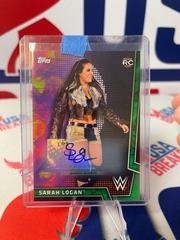 Sarah Logan [Green Autograph] Wrestling Cards 2018 Topps WWE Women's Division Prices