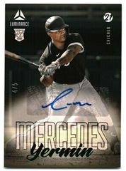 Yermin Mercedes [Green] #LA-YM Baseball Cards 2021 Panini Chronicles Luminance Autographs Prices