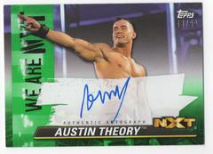 Austin Theory [Green] #A-AT Wrestling Cards 2021 Topps WWE We Are NXT Autographs Prices
