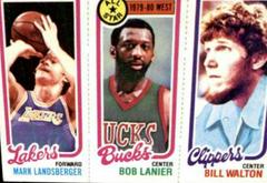 Landsberger, Lanier, Walton Basketball Cards 1980 Topps Prices