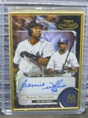Bernie Williams [Black] #FA-BW Baseball Cards 2022 Topps Gold Label Framed Autographs Prices