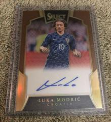 Luka Modric Soccer Cards 2016 Panini Select Signatures Prices