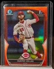 Hunter Renfroe [Orange Refractor] Baseball Cards 2016 Bowman Chrome Prospect Prices