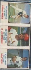 Coleman, Ryan, Smith [Hand Cut Panel] Baseball Cards 1975 Hostess Prices