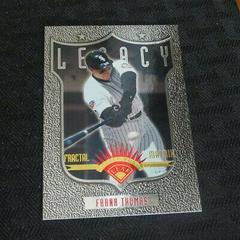 Frank Thomas Baseball Cards 1997 Leaf Fractal Matrix Prices