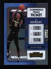 Ja Morant [Conference Finals] Basketball Cards 2021 Panini Contenders Prices