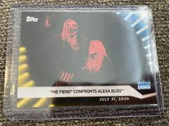 The Fiend' Confronts Alexa Bliss [Gold] #53 Wrestling Cards 2021 Topps WWE Women's Division Prices