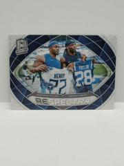 Derrick Henry / Jonathan Taylor #4 Football Cards 2023 Panini Spectra Respectra Prices
