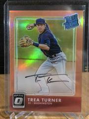 Trea Turner [Orange] #RR-TT Baseball Cards 2016 Panini Donruss Optic Rated Rookies Signatures Prices