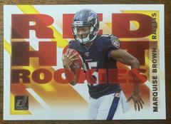 Marquise Brown Football Cards 2019 Donruss Red Hot Rookies Prices