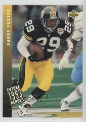 Barry Foster Football Cards 1993 Upper Deck Future Heroes Prices