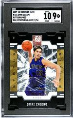 Omri Casspi [Autographed Gold Status Die-Cut] Basketball Cards 2009 Donruss Elite Prices