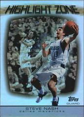 Steve Nash Basketball Cards 2003 Topps Highlight Zone Prices