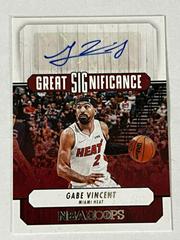 Gabe Vincent Basketball Cards 2022 Panini Hoops Great SIGnificance Autographs Prices