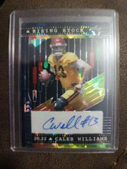 Caleb Williams [Crystal Purple] #RS-CW1 Football Cards 2022 Leaf Valiant Autographs Rising Stock Prices
