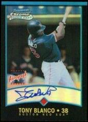 Tony Blanco [Refractor Autograph] #348 Baseball Cards 2001 Bowman Chrome Prices