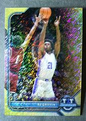 AJ Griffin [Chrome Gold Shimmer Refractor] #95 Basketball Cards 2021 Bowman University Prices