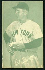 Ed Lopat [Green Tint] #15 Baseball Cards 1953 Canadian Exhibits Prices