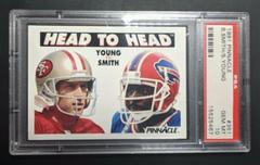 Steve Young, Bruce Smith #351 Football Cards 1991 Pinnacle Prices