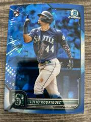 Julio Rodriguez [SP Variation Sapphire] Baseball Cards 2022 Bowman Chrome Prices