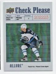 Pierre Luc Dubois Hockey Cards 2022 Upper Deck Allure Check Please Prices