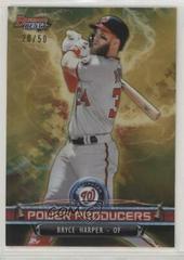 Bryce Harper [Gold] #PP-BH Baseball Cards 2018 Bowman's Best Power Producers Prices