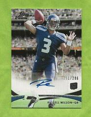 Russell Wilson [Autograph] Football Cards 2012 Topps Prime Prices