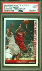 Dwyane Wade [Chrome Refractor] #90 Basketball Cards 2005 Bowman Prices