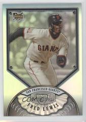 Fred Lewis [Black Refractor] #BS-FL Baseball Cards 2007 Bowman Sterling Prices