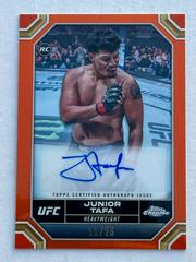 Junior Tafa [Orange Refractor] #CRA-JTA Ufc Cards 2024 Topps Chrome UFC Rookie Autograph Prices