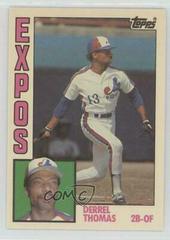 Derrel Thomas #118T Baseball Cards 1984 Topps Traded Prices