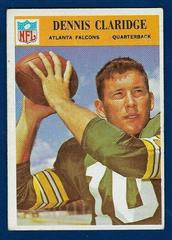 Dennis Claridge Football Cards 1966 Philadelphia Prices