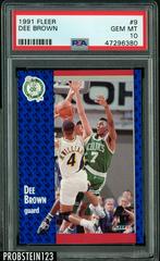 Dee Brown Basketball Cards 1991 Fleer Prices
