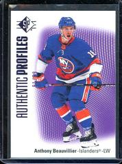 Anthony Beauvillier [Purple] #AP-11 Hockey Cards 2021 SP Authentic Profiles Prices