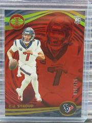 C.J. Stroud [Red Trophy Collection] #43 Football Cards 2023 Panini Illusions Prices