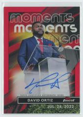 David Ortiz [Red] Baseball Cards 2023 Topps Finest Moments Autographs Prices