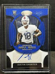 Justin Shorter [Blue Etch] #RRCS-14 Football Cards 2023 Panini Certified Rookie Roll Call Signatures Prices