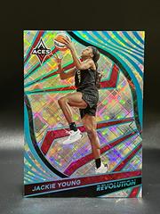 Jackie Young [Cosmic] #4 Basketball Cards 2022 Panini Revolution WNBA Prices