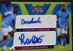 Adedire Mebude , Carlos Borges #DA-2 Soccer Cards 2022 Leaf Vivid Dual Autographs Prices