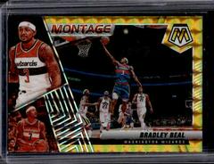 Bradley Beal [Gold] #15 Basketball Cards 2021 Panini Mosaic Montage Prices