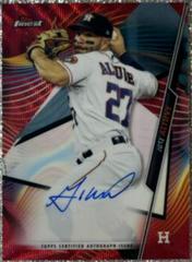 Jose Altuve [Red Refractor] #FA-JA Baseball Cards 2020 Topps Finest Autographs Prices