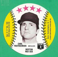 Carl Yastrzemski Baseball Cards 1976 Orbaker's Discs Prices